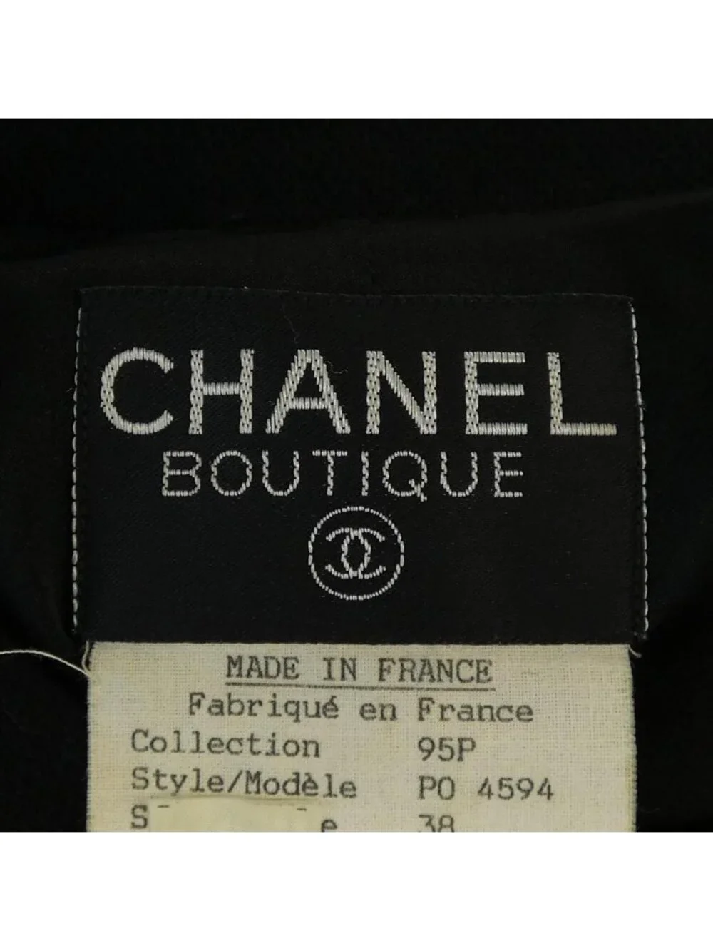 Chanel Vintage Suit Black